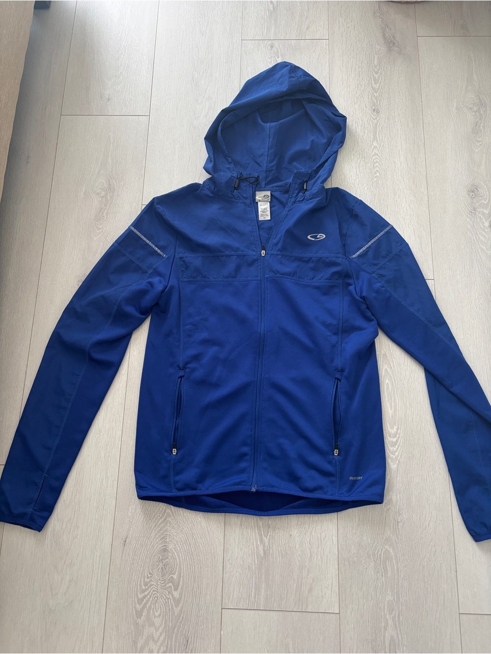 Champion Royal Blue Hooded Windbreaker Jacket